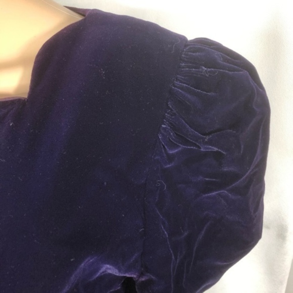 𝅺Karen Lukas vintage dress in rich velour - Picture 5 of 16